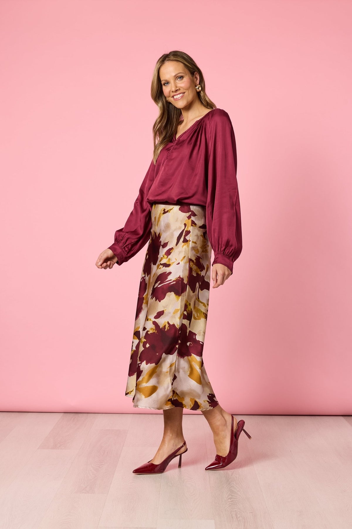 HAMMOCK & VINE_LUXE PLAIT TOP SHIRAZ _ LUXE PLAIT TOP SHIRAZ _ Ebony Boutique NZ