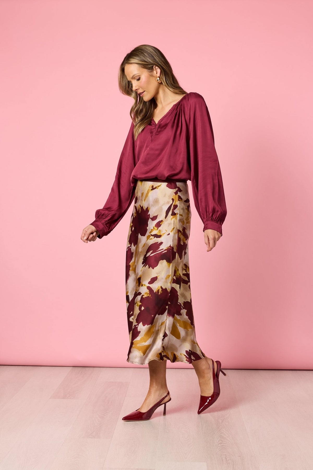 HAMMOCK & VINE_LUXE PLAIT TOP SHIRAZ _ LUXE PLAIT TOP SHIRAZ _ Ebony Boutique NZ