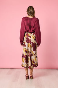 HAMMOCK & VINE_LUXE PLAIT TOP SHIRAZ _ LUXE PLAIT TOP SHIRAZ _ Ebony Boutique NZ