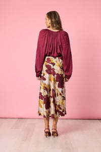 HAMMOCK & VINE_LUXE PLAIT TOP SHIRAZ _ LUXE PLAIT TOP SHIRAZ _ Ebony Boutique NZ