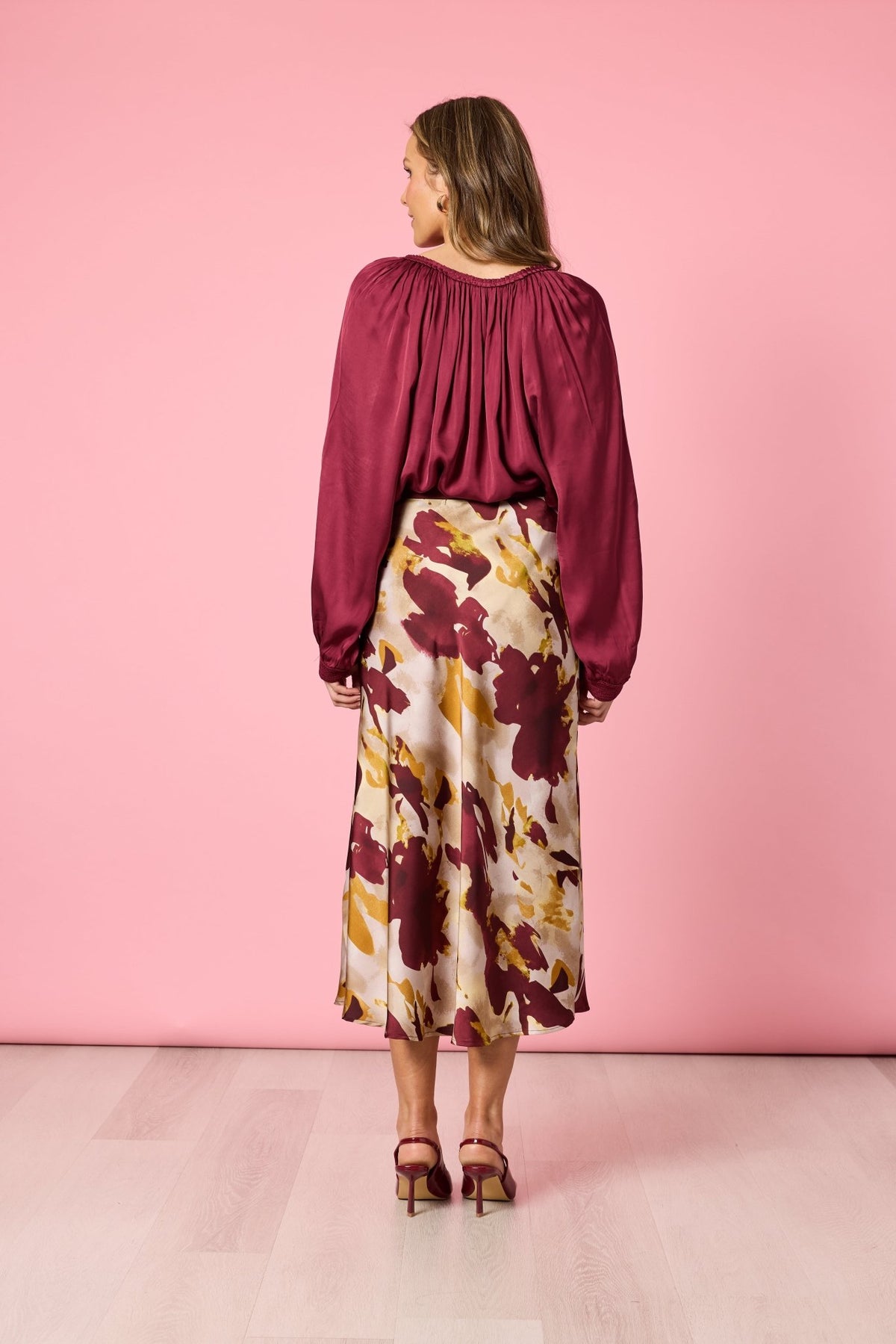 HAMMOCK & VINE_LUXE PLAIT TOP SHIRAZ _ LUXE PLAIT TOP SHIRAZ _ Ebony Boutique NZ