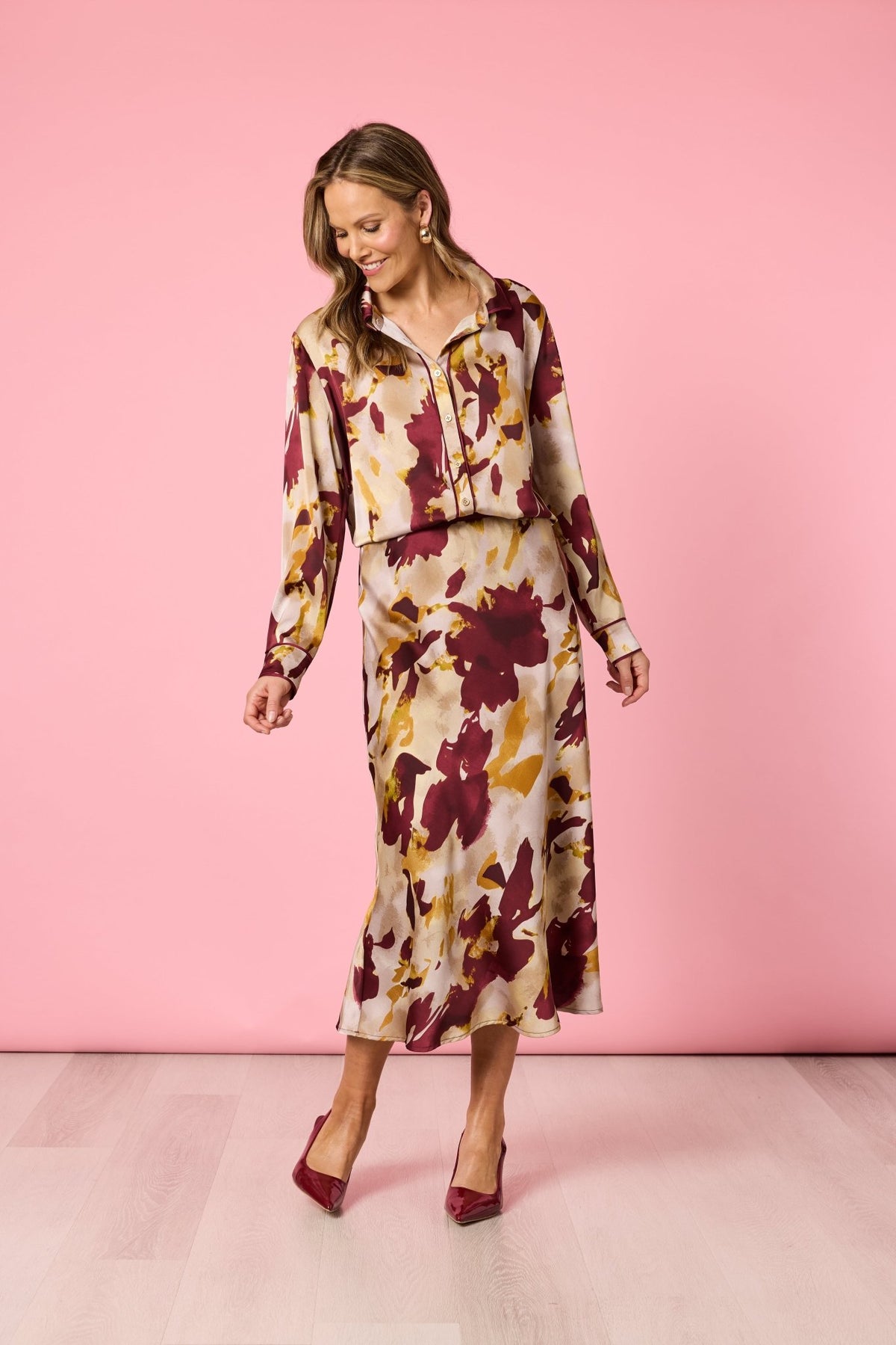 HAMMOCK & VINE_VERONA PRINT SHIRT SHIRAZ _ VERONA PRINT SHIRT SHIRAZ _ Ebony Boutique NZ