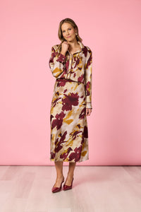 HAMMOCK & VINE_VERONA PRINT SHIRT SHIRAZ _ VERONA PRINT SHIRT SHIRAZ _ Ebony Boutique NZ