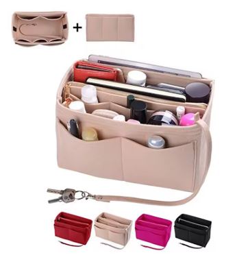 TOTE BAG ORGANISER FELT BLACK