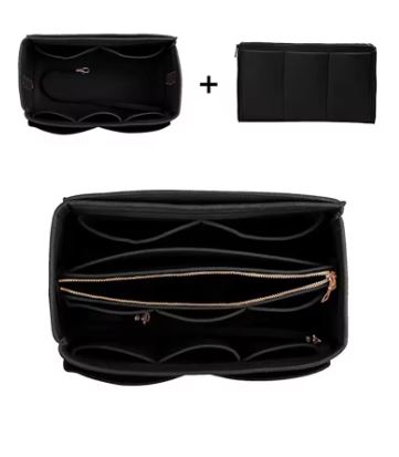 TOTE BAG ORGANISER FELT BLACK