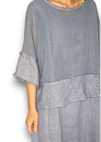 HELGA MAY_AMALFI TWO PIECE DRESS PETROL _ AMALFI TWO PIECE DRESS PETROL _ Ebony Boutique NZ