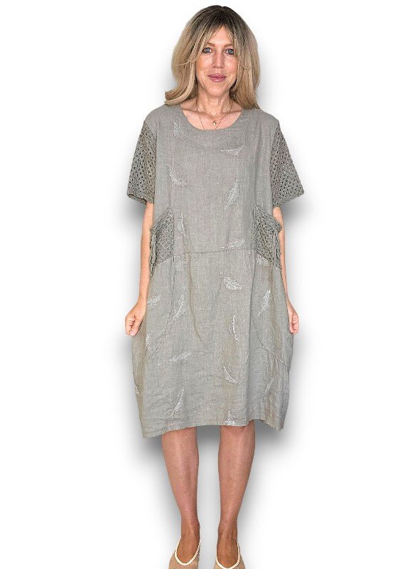 HELGA MAY_C'EST LA VIE EASY DRESS MOCHA _ C'EST LA VIE EASY DRESS MOCHA _ Ebony Boutique NZ