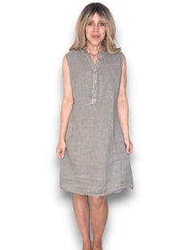 HELGA MAY_COASTAL MIDI TANK DRESS MOCHA _ COASTAL MIDI TANK DRESS MOCHA _ Ebony Boutique NZ