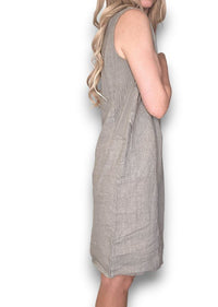 HELGA MAY_COASTAL MIDI TANK DRESS MOCHA _ COASTAL MIDI TANK DRESS MOCHA _ Ebony Boutique NZ