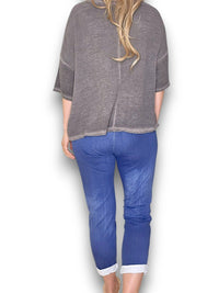 HELGA MAY_CORNELIA JOGGERS DARK DENIM _ CORNELIA JOGGERS DARK DENIM _ Ebony Boutique NZ