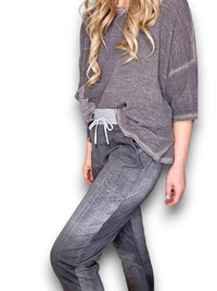 HELGA MAY_CORNELIA JOGGERS GREY DENIM _ CORNELIA JOGGERS GREY DENIM _ Ebony Boutique NZ