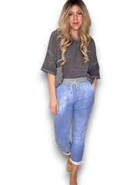 HELGA MAY_CORNELIA JOGGERS LIGHT DENIM _ CORNELIA JOGGERS LIGHT DENIM _ Ebony Boutique NZ