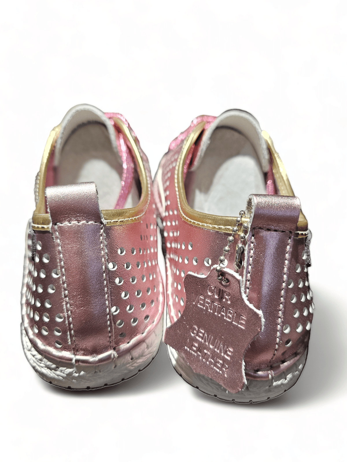 HELGA MAY_CUBA STREET SHOES LINEN TRIM METALLIC PINK/GOLD _ CUBA STREET SHOES LINEN TRIM METALLIC PINK/GOLD _ Ebony Boutique NZ