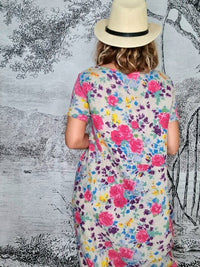 JUNGLE DRESS LINEN ROSE KISSED BEIGE_by_HELGA MAY_women's_in_New Zealand_ HELGA MAY_JUNGLE DRESS LINEN ROSE KISSED BEIGE _ JUNGLE DRESS LINEN ROSE KISSED BEIGE _ Ebony Boutique NZ _