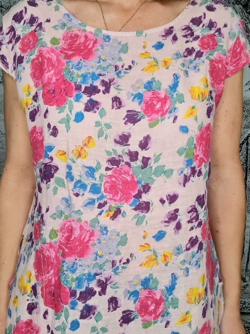KENNEDY DRESS LINEN ROSE KISSED PINK_by_HELGA MAY_women's_in_New Zealand_ HELGA MAY_KENNEDY DRESS LINEN ROSE KISSED PINK _ KENNEDY DRESS LINEN ROSE KISSED PINK _ Ebony Boutique NZ _