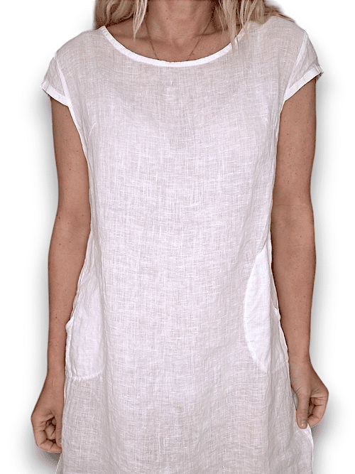 KENNEDY DRESS LINEN WHITE_by_HELGA MAY_women's_in_New Zealand_ HELGA MAY_KENNEDY DRESS LINEN WHITE _ KENNEDY DRESS LINEN WHITE _ Ebony Boutique NZ _