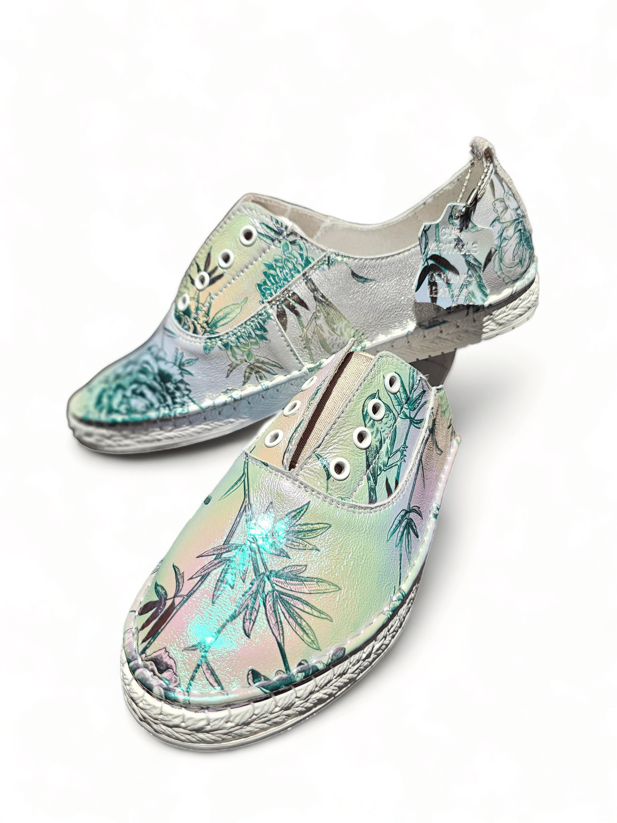 LEATHER VERA SHOES LINEN SHIMMER - ORIENT WHITE_by_HELGA MAY_women's_in_New Zealand_ HELGA MAY_LEATHER VERA SHOES LINEN SHIMMER - ORIENT WHITE _ LEATHER VERA SHOES LINEN SHIMMER - ORIENT WHITE _ Ebony Boutique NZ _