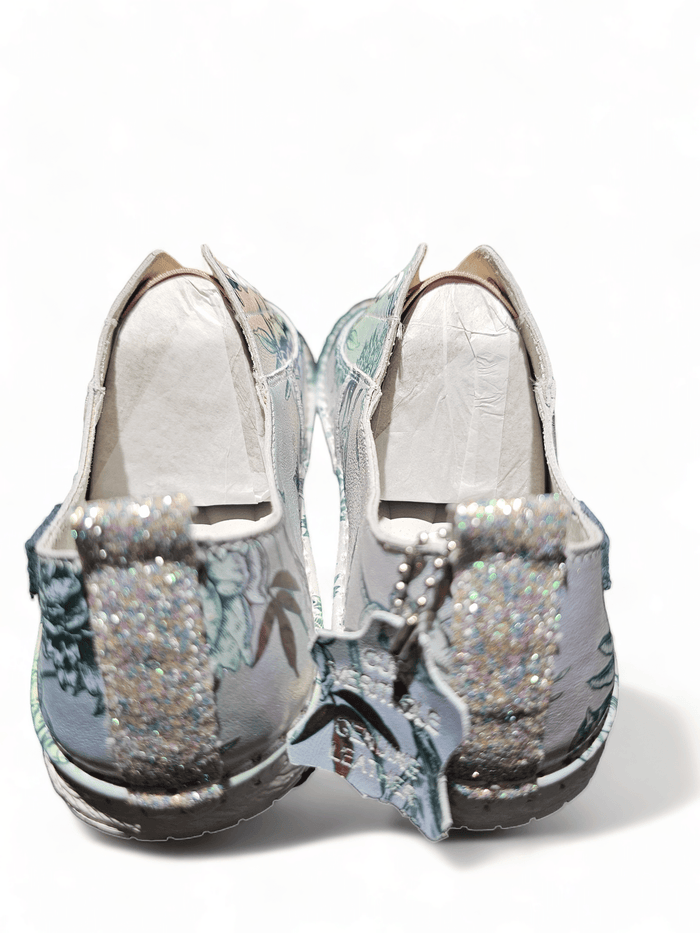 LEATHER VERA SHOES LINEN SHIMMER - ORIENT WHITE_by_HELGA MAY_women's_in_New Zealand_ HELGA MAY_LEATHER VERA SHOES LINEN SHIMMER - ORIENT WHITE _ LEATHER VERA SHOES LINEN SHIMMER - ORIENT WHITE _ Ebony Boutique NZ _