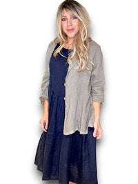 LINEN BLAZER JACKET MOCHA_by_HELGA MAY_women's_in_New Zealand_ HELGA MAY_LINEN BLAZER JACKET MOCHA _ LINEN BLAZER JACKET MOCHA _ Ebony Boutique NZ _