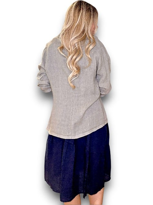 LINEN BLAZER JACKET MOCHA_by_HELGA MAY_women's_in_New Zealand_ HELGA MAY_LINEN BLAZER JACKET MOCHA _ LINEN BLAZER JACKET MOCHA _ Ebony Boutique NZ _