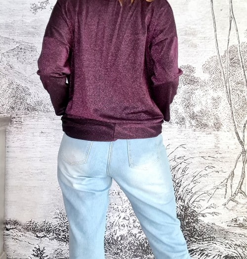 HELGA MAY_OVERLAY TOP LINEN TWINKLE PURPLE _ OVERLAY TOP LINEN TWINKLE PURPLE _ Ebony Boutique NZ