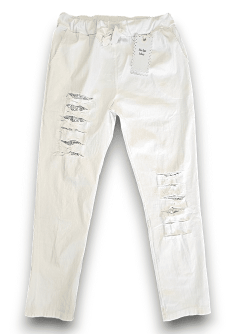 RIPPED PANTS LINEN WHITE_by_HELGA MAY_women's_in_New Zealand_ HELGA MAY_RIPPED PANTS LINEN WHITE _ RIPPED PANTS LINEN WHITE _ Ebony Boutique NZ _