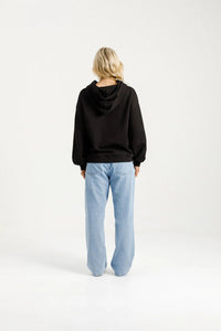 HOME - LEE_ALPINE ELLIOT HOODIE BLACK WITH GOLD _ ALPINE ELLIOT HOODIE BLACK WITH GOLD _ Ebony Boutique NZ