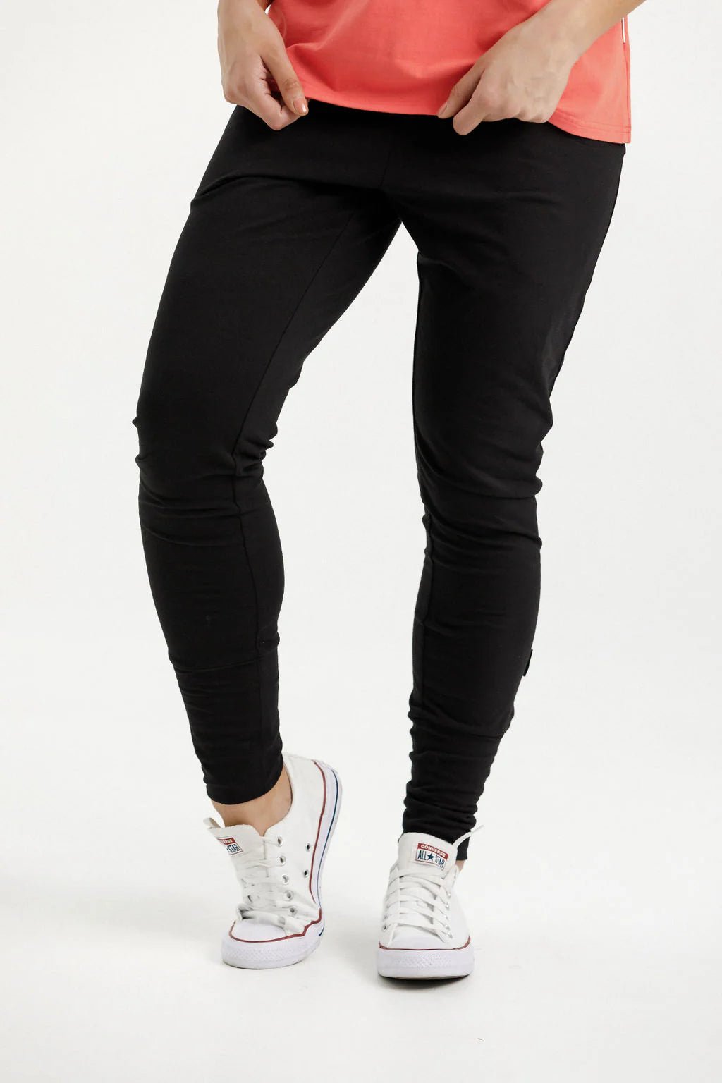 HOME LEE_APARTMENT PANTS BLACK WITH BERRY X _ APARTMENT PANTS BLACK WITH BERRY X _ Ebony Boutique NZ