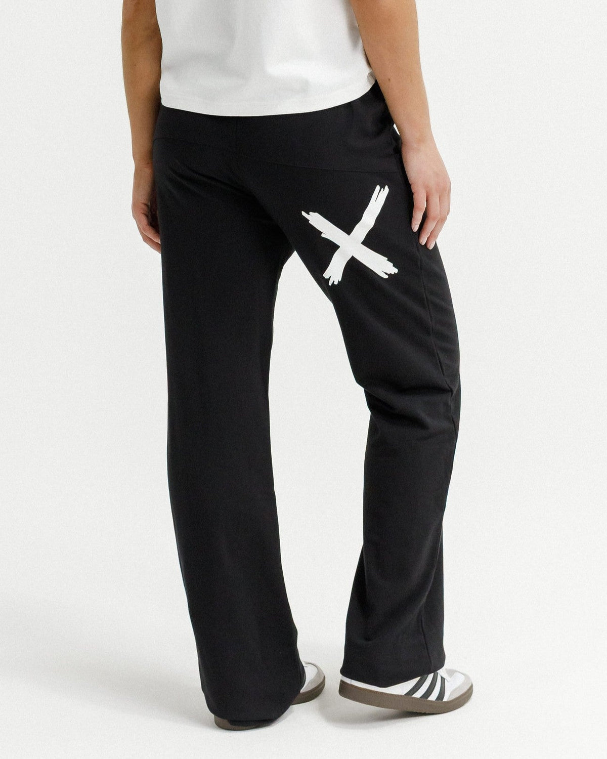 HOME - LEE_AVENUE PANTS BLACK WITH WHITE X _ AVENUE PANTS BLACK WITH WHITE X _ Ebony Boutique NZ