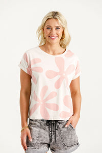 HOME LEE_JACKIE TEE BLOSSOM DAISIES _ JACKIE TEE BLOSSOM DAISIES _ Ebony Boutique NZ