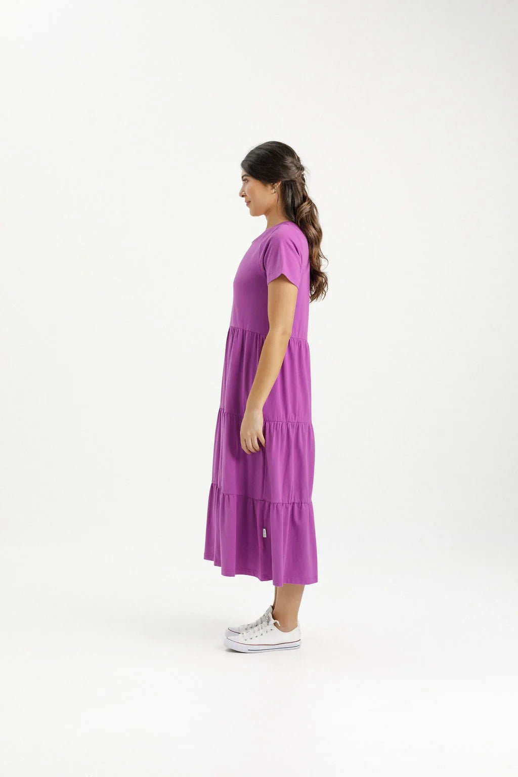 HOME LEE_KENDALL DRESS SHORT SLEEVE ORCHID _ KENDALL DRESS SHORT SLEEVE ORCHID _ Ebony Boutique NZ