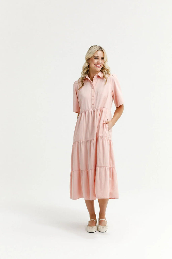HOME LEE_KHLOE DRESS BLOSSOM _ KHLOE DRESS BLOSSOM _ Ebony Boutique NZ