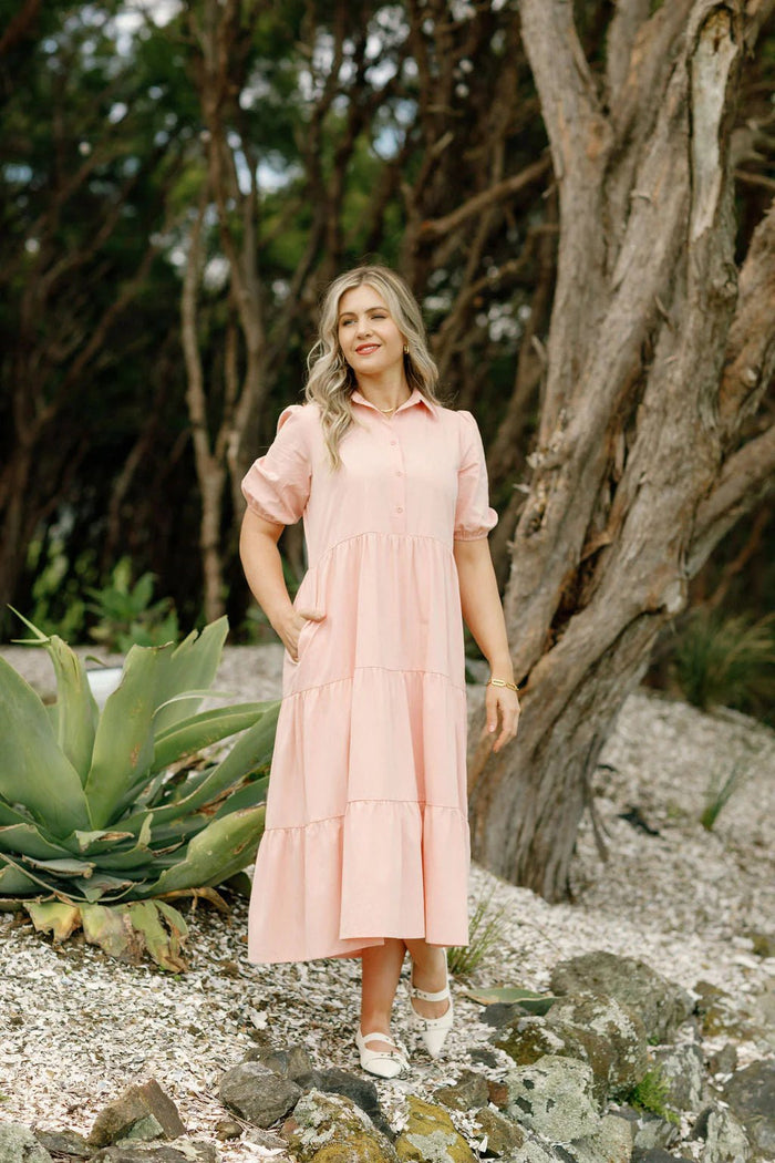 HOME LEE_KHLOE DRESS BLOSSOM _ KHLOE DRESS BLOSSOM _ Ebony Boutique NZ