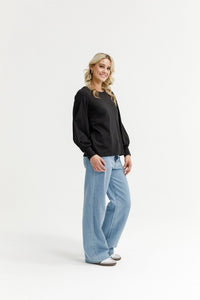 HOME - LEE_LAYLAH TOP BLACK _ LAYLAH TOP BLACK _ Ebony Boutique NZ