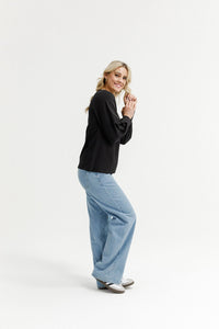 HOME - LEE_LAYLAH TOP BLACK _ LAYLAH TOP BLACK _ Ebony Boutique NZ