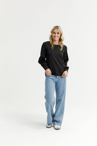 HOME - LEE_LAYLAH TOP BLACK _ LAYLAH TOP BLACK _ Ebony Boutique NZ