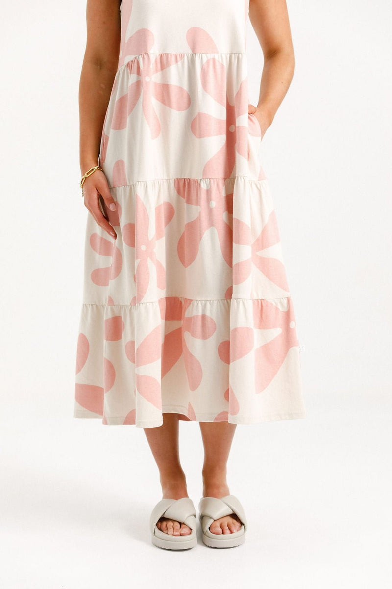 HOME LEE_MADDIE DRESS BLOSSOM DAISIES _ MADDIE DRESS BLOSSOM DAISIES _ Ebony Boutique NZ