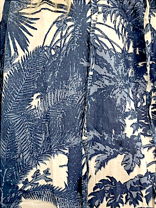 IDA IVY_IDA IVY POUF SLEEVE TUNIC FRENCH JUNGLE BLUE _ IDA IVY POUF SLEEVE TUNIC FRENCH JUNGLE BLUE _ Ebony Boutique NZ