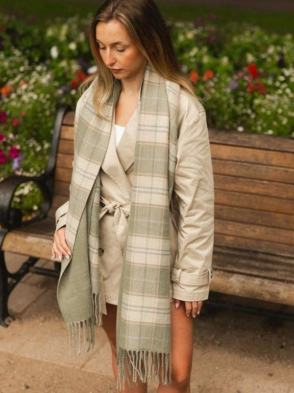 SOMERSET SCARF SAGE GREEN