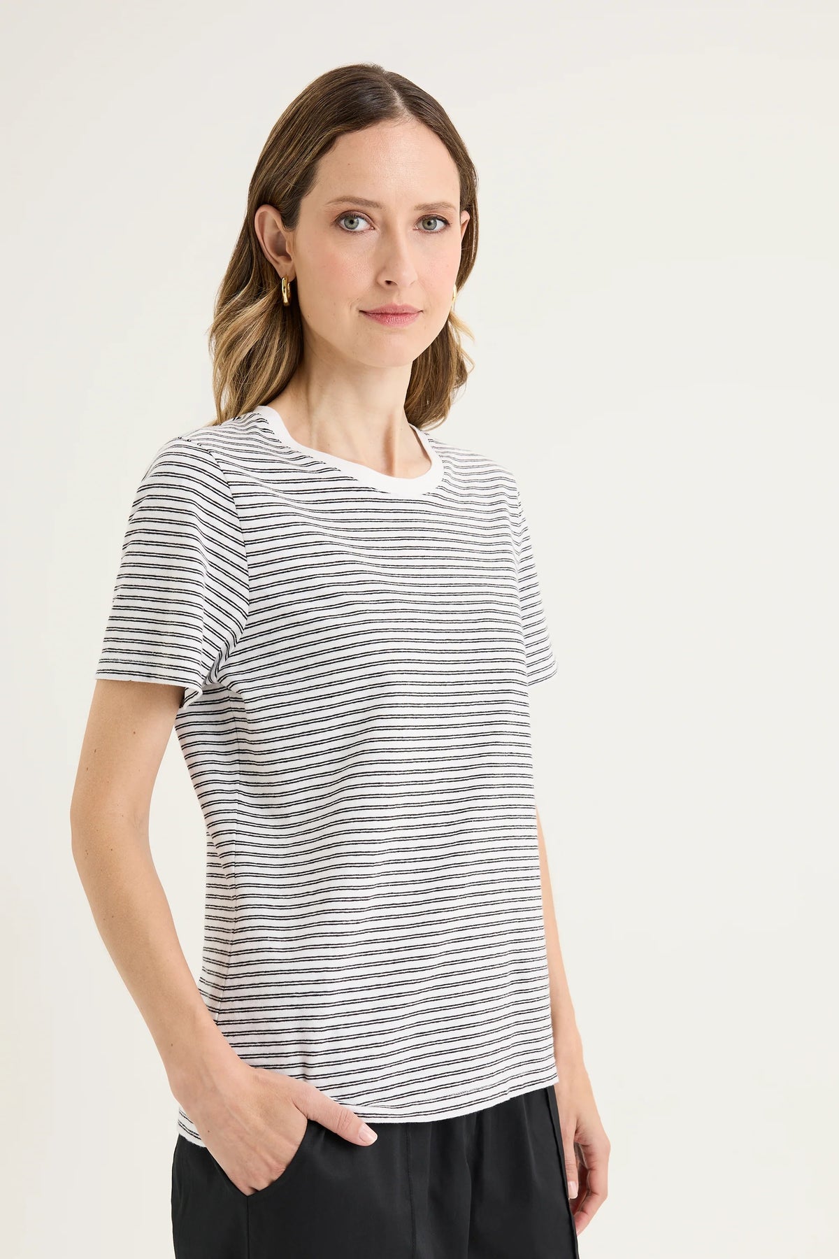 RIDGE TEE WHITE/BLACK