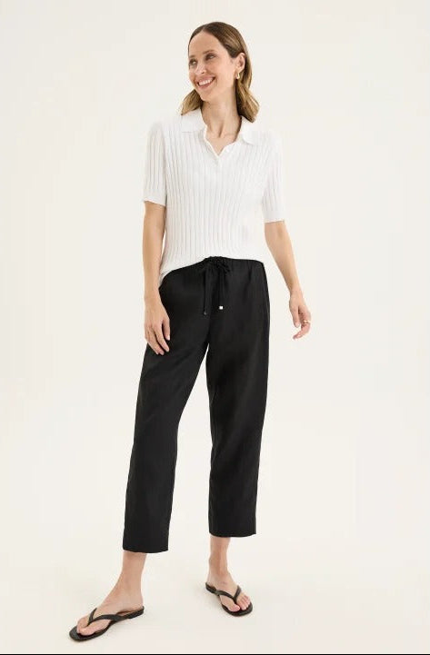 TIRARI SLIM PANT BLACK