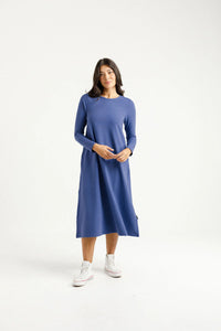 KINSLEY MIDI DRESS HYACINTH