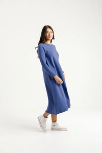 KINSLEY MIDI DRESS HYACINTH