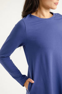KINSLEY MIDI DRESS HYACINTH