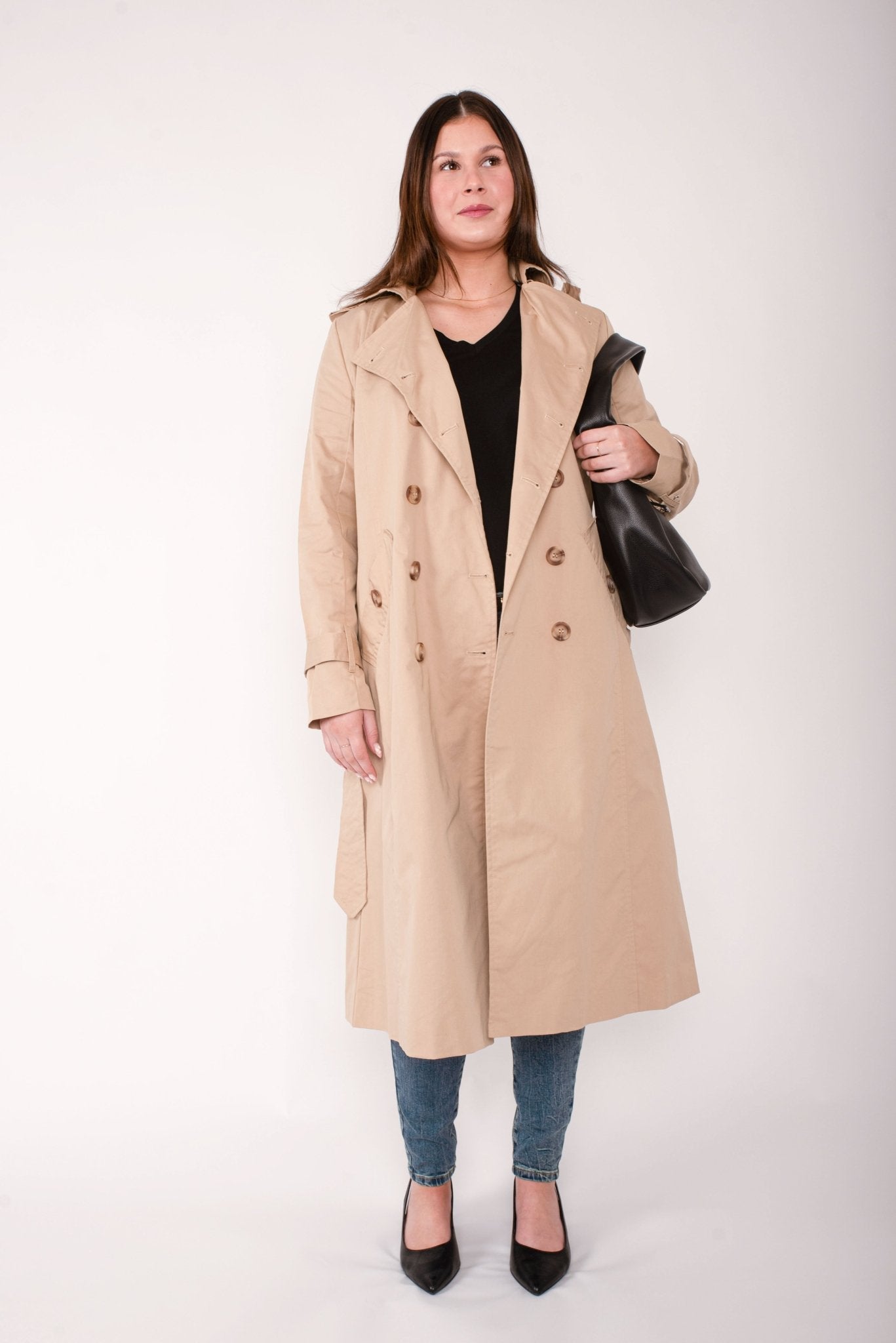 Leoni Trench Coat | Classic Shape | Stylish Capsule Wardrobe