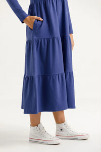 LONG SLEEVE KENDALL DRESS HYACINTH