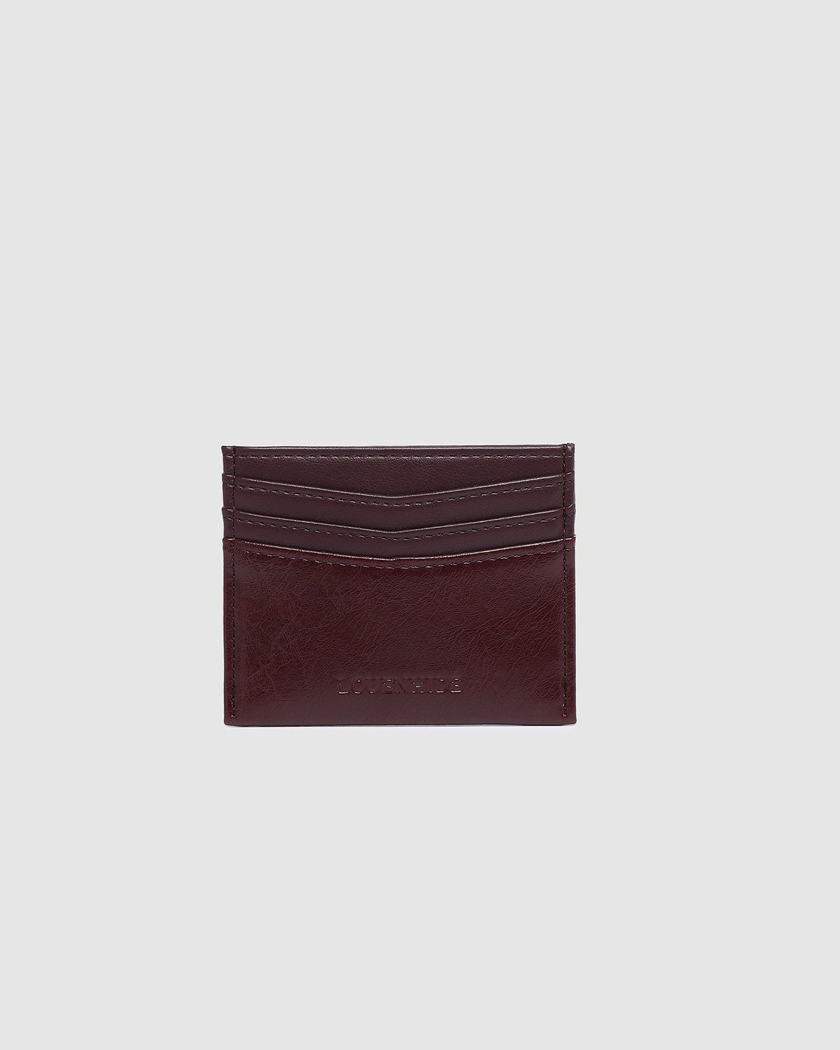 LOUENHIDE_ADA CARDHOLDER BURGUNDY PATENT _ ADA CARDHOLDER BURGUNDY PATENT _ Ebony Boutique NZ