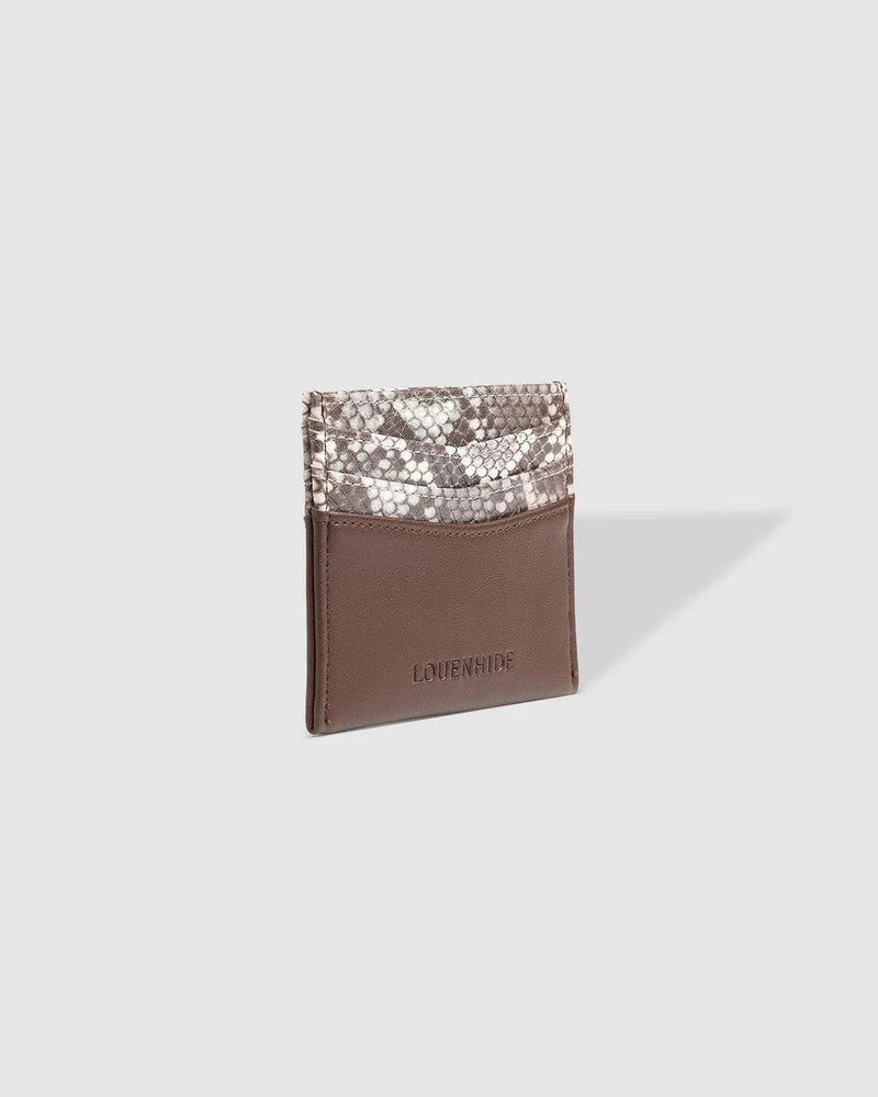 LOUENHIDE_ADA CARDHOLDER CHOCOLATE _ ADA CARDHOLDER CHOCOLATE _ Ebony Boutique NZ