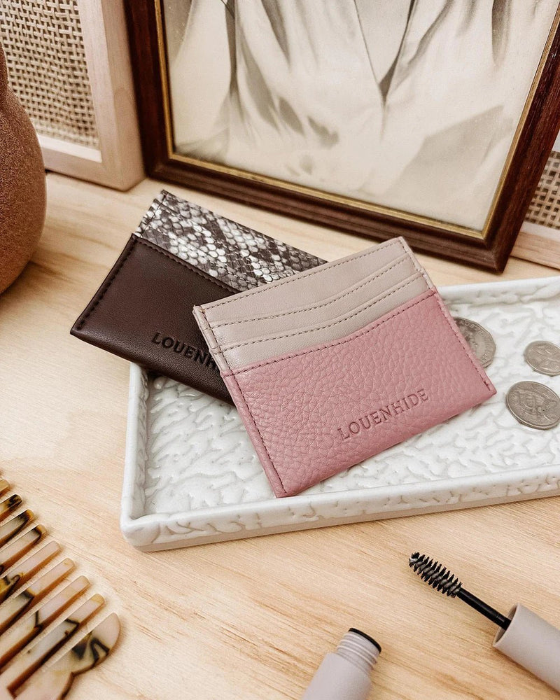 LOUENHIDE_ADA CARDHOLDER CHOCOLATE _ ADA CARDHOLDER CHOCOLATE _ Ebony Boutique NZ