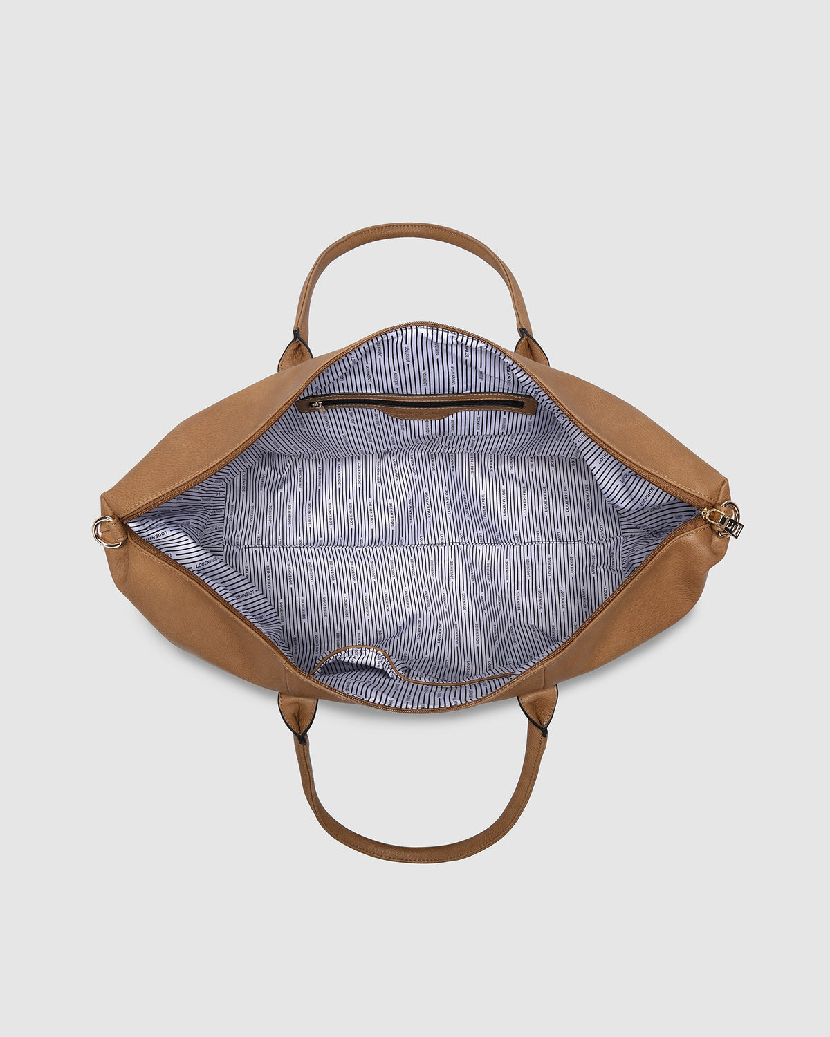 LOUENHIDE_ALEXIS WEEKENDER TRAVEL BAG CAMEL STRIPE STRAP _ ALEXIS WEEKENDER TRAVEL BAG CAMEL STRIPE STRAP _ Ebony Boutique NZ